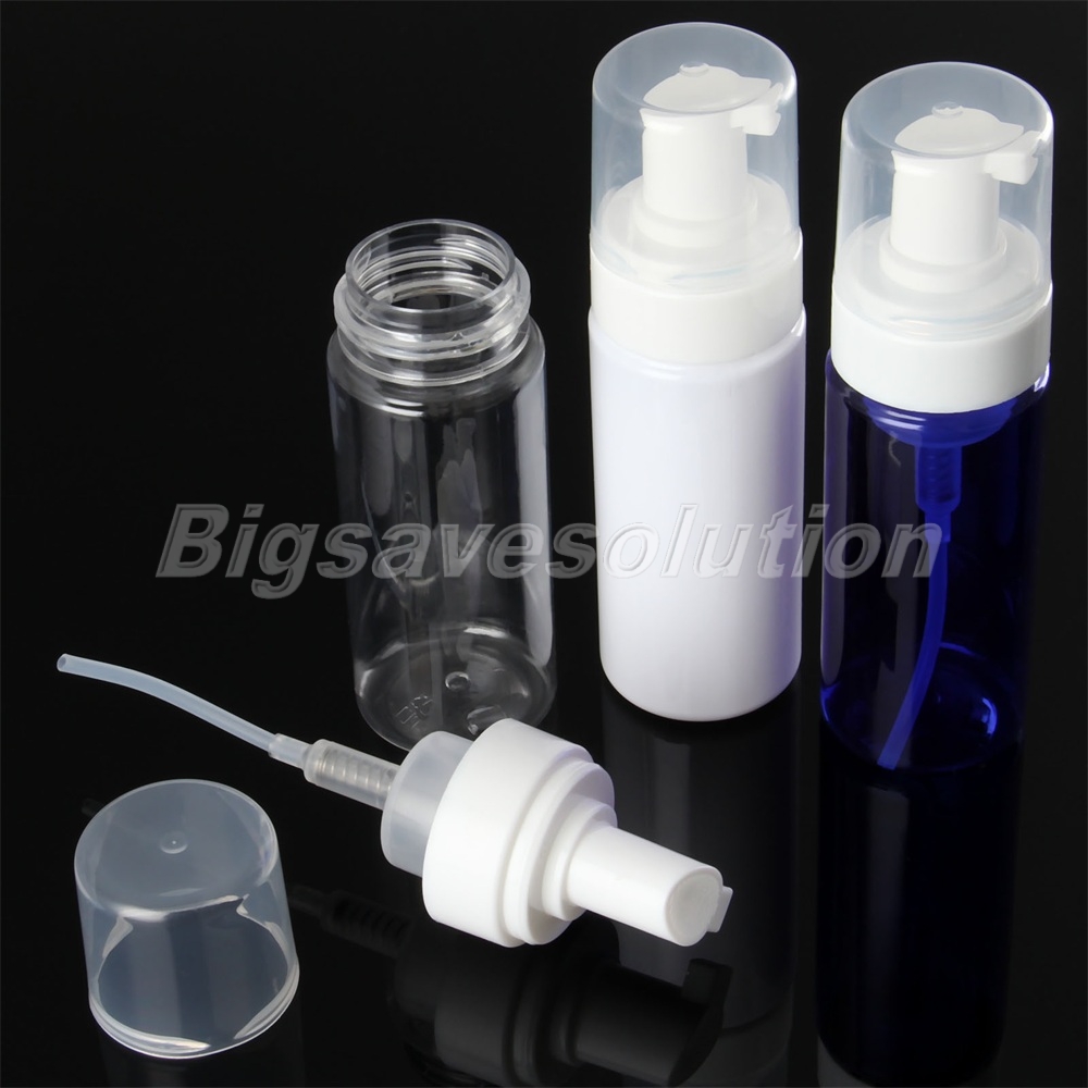 1pc 150ml 3 Colour Cosmetic Container Dispenser Soap Foam Pump Bottle
