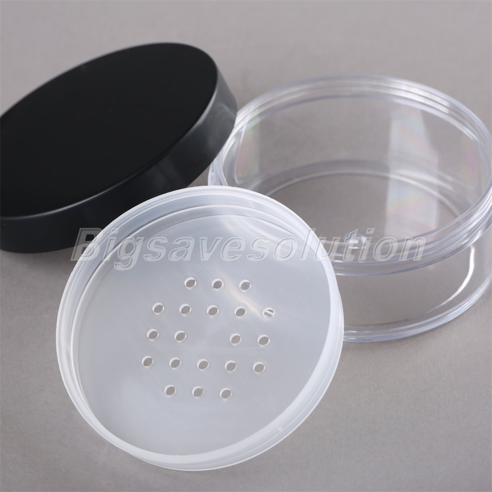 Refillable 50g Loose Powder Jar With Sifter Empty Cosmetic Container
